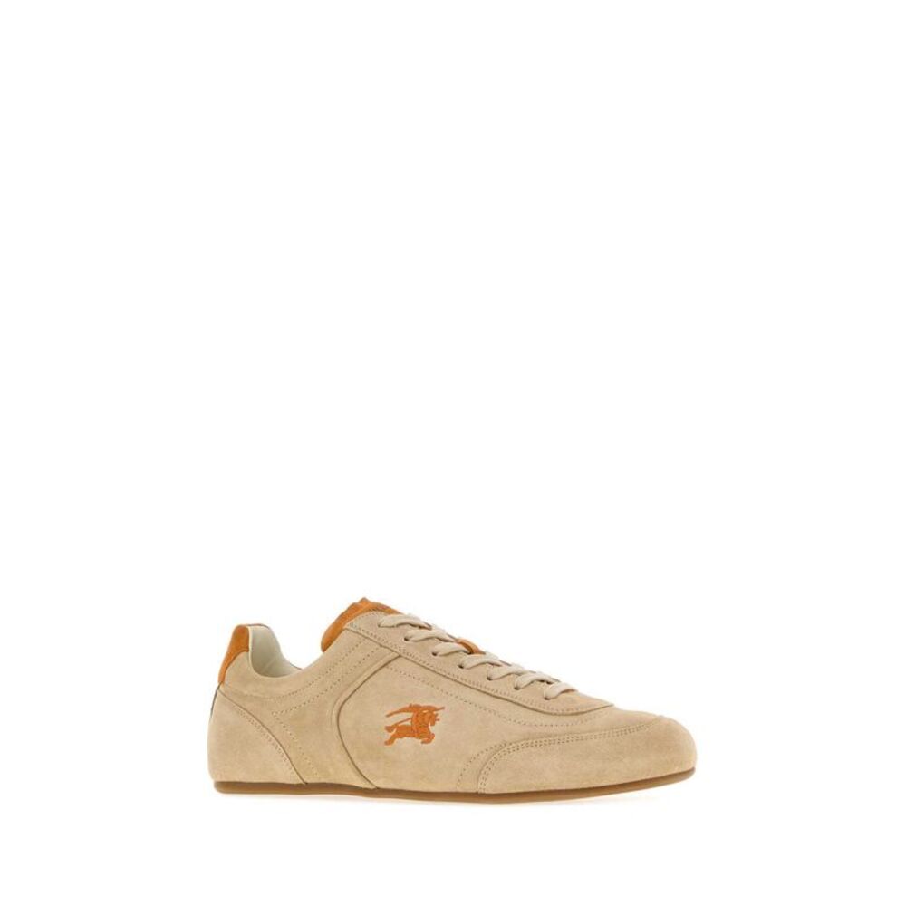 Burberry Men Beige Suede Knight Runner Sneakers - Picture 2 of 2